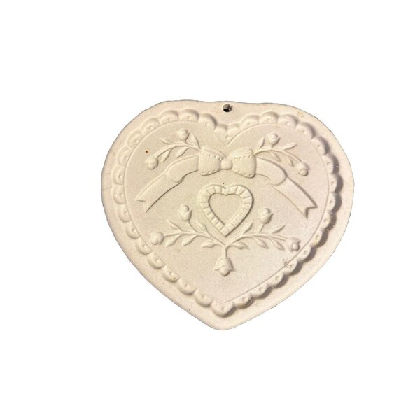Vintage The Pampered Chef Cookie Mold 1992 SWEET-HEART Christmas Holiday Love - Picture 3 of 6
